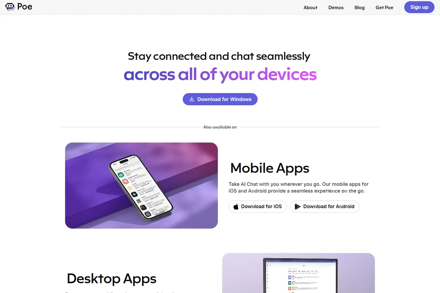 Framer marketing site, view 1