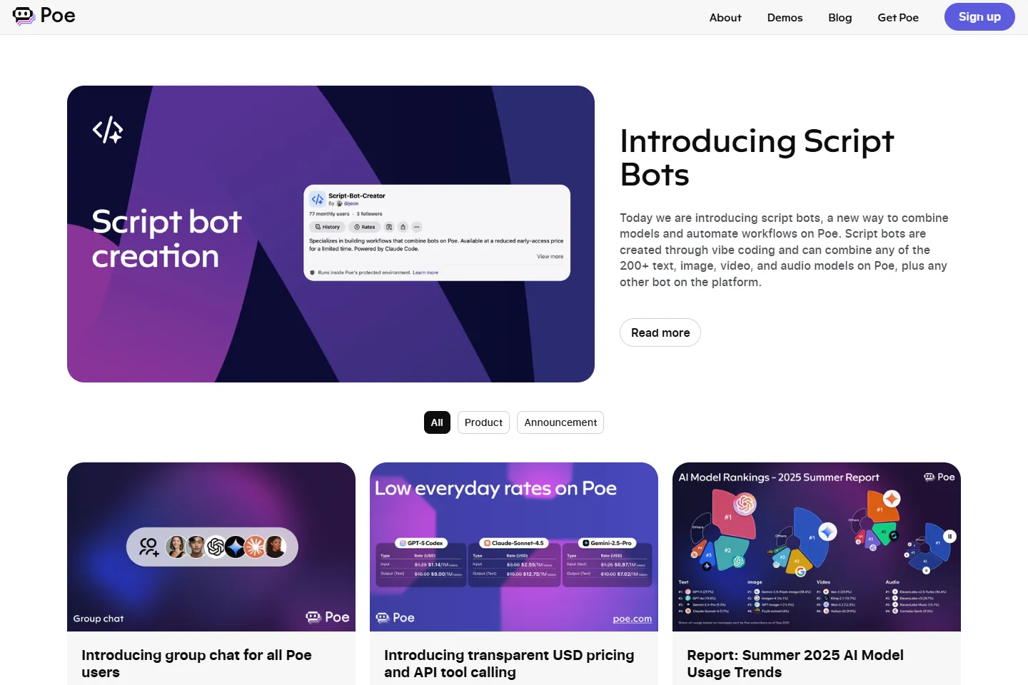 Framer marketing site, view 3
